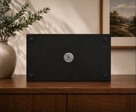 Matte black 1:8 scale Amalgam Collection Memorial Riser base with recessed mounting point